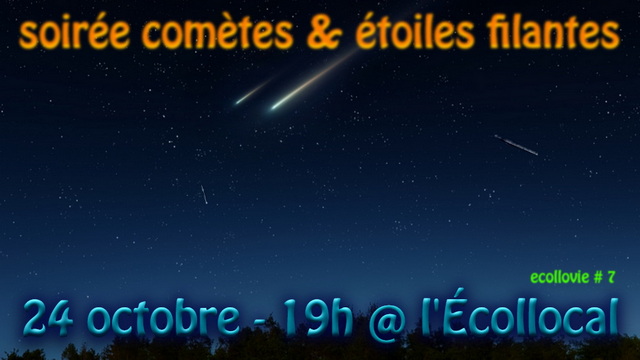 affiche de la soirée