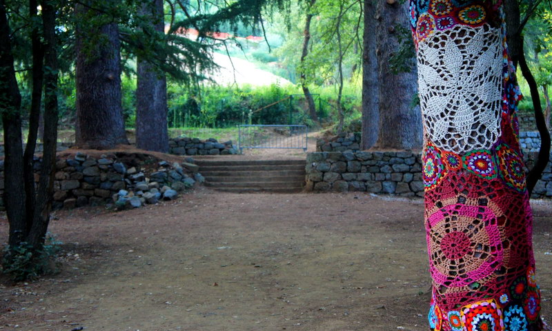 yarn bombing au premier festival ecolloxe