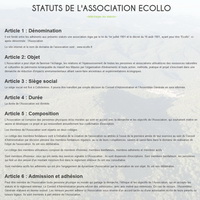 les statuts les statuts